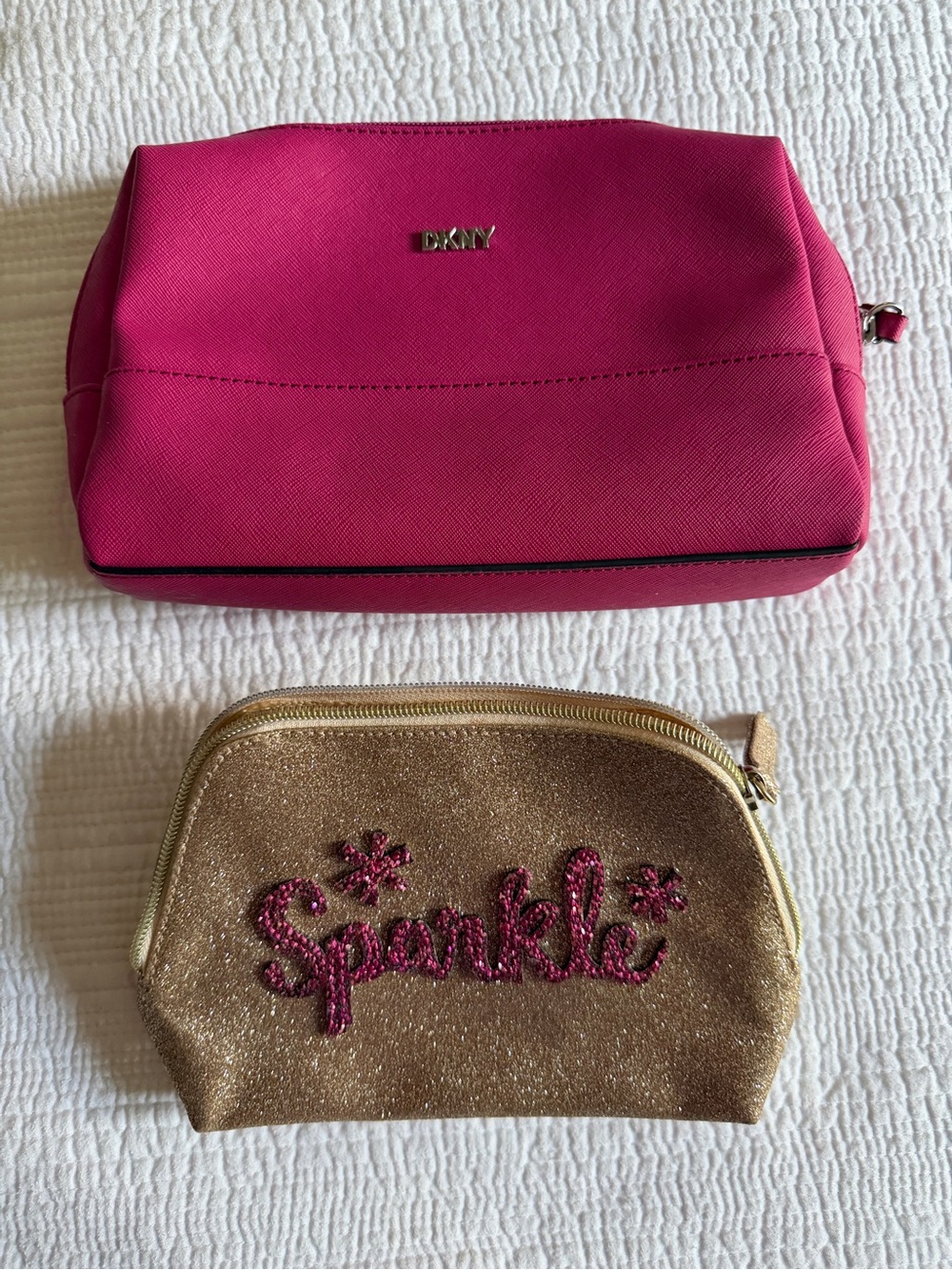 DKNY Bright Pink Women's Cosmetic Pouch